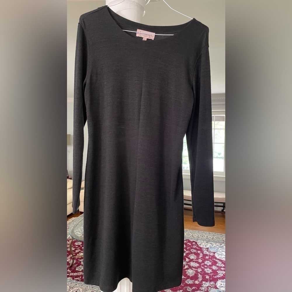 Philosophy women’s long sleeve black dress size large